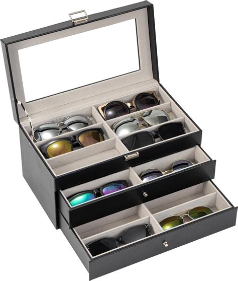 Sunglasses Case Box Leather
