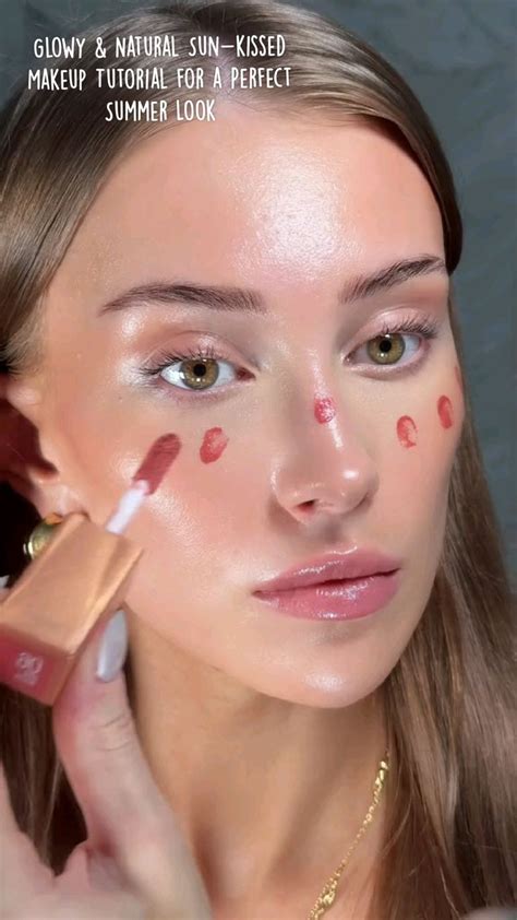 sun-kissed makeup look
