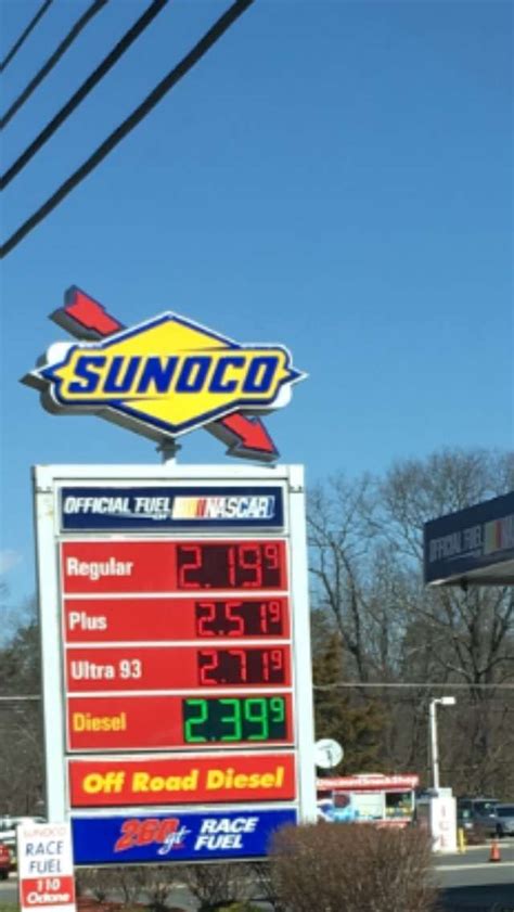 sunoco cranford nj gas prices
