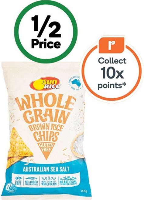Sunrice Whole Grain Brown Rice Chips