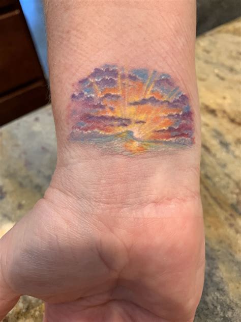 Innovative Sunrise Sunset Tattoo Designs References