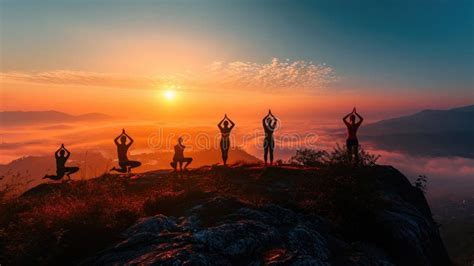 sunrise yoga session