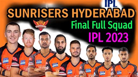 sunrisers cricket team 2023