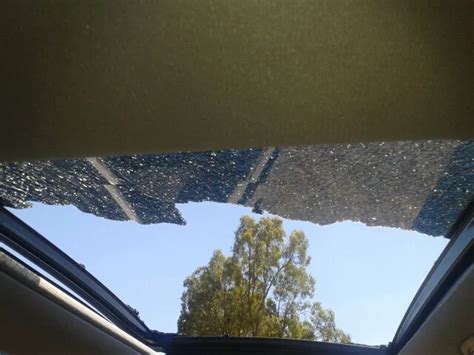 Sunroof Spontaneously Shattered