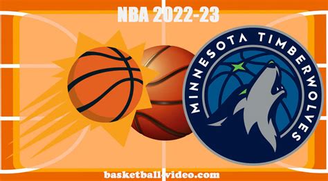 suns vs timberwolves 2023