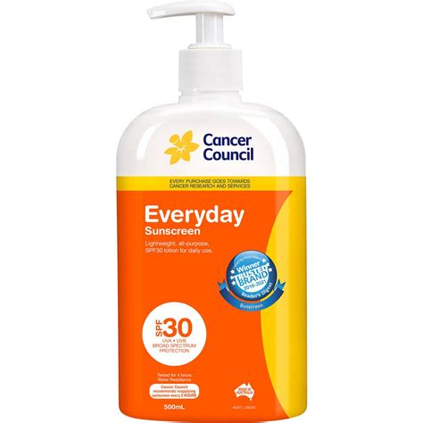 sunscreen cancer council