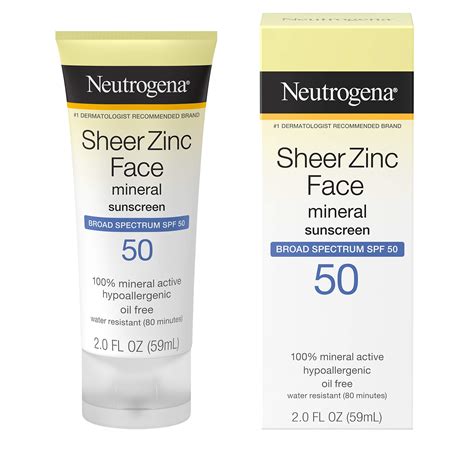 Sunscreen Cream With Zinc Oxide