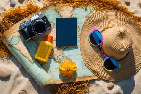 Sunscreen Hat Sunglasses Camera