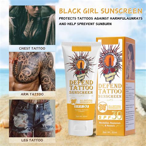 Sunscreen Lotion For Tattoos