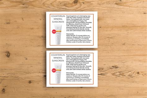 Sunscreen Safety Tip Beautycounter Printable