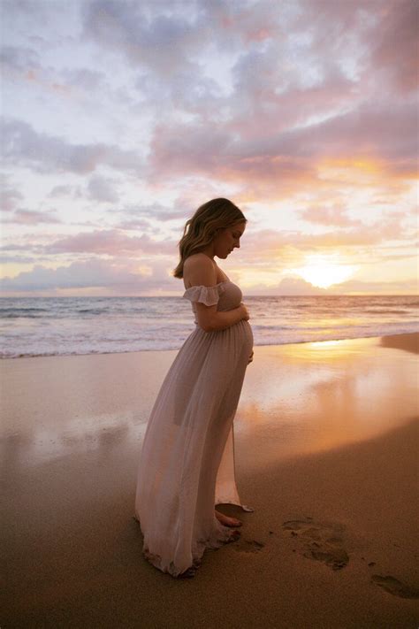 Christine & Shawn are Having a Baby A Sunset Beach Maternity Session in South Walton by