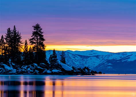 South Lake Tahoe Sunset by Brad Scott Photograph by Brad Scott Fine