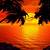 sunset tropical islands