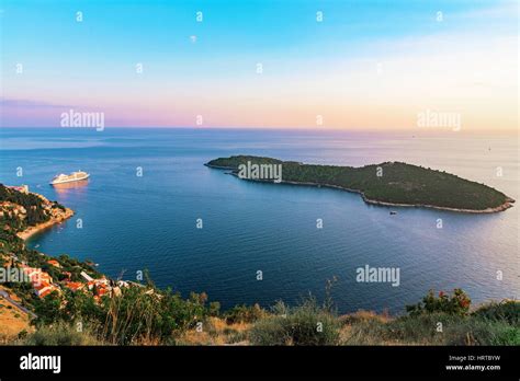 sunset Lokrum Island