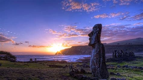 sunset Rapa Nui