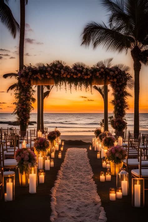 Beach Wedding Sunset Ideas yoghurtdesign