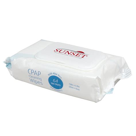 sunset cleaning wipes for cpap masks
