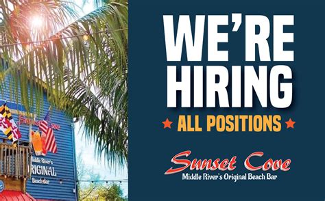 Sunset Cove Hiring