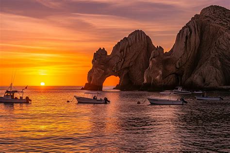 sunset in Los Cabos