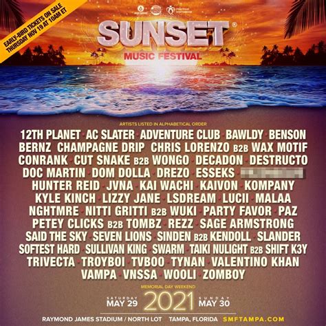 sunset music fest 2021