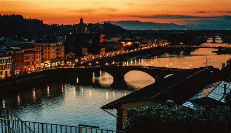 sunset over Florence