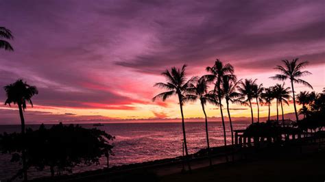 sunset time oahu october