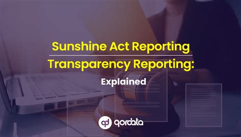 sunshine act reporting 2023
