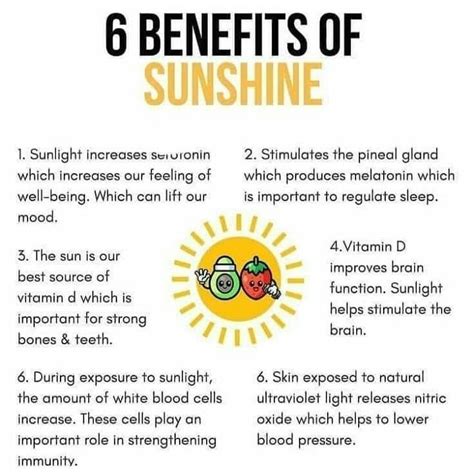 sunshine health benefits