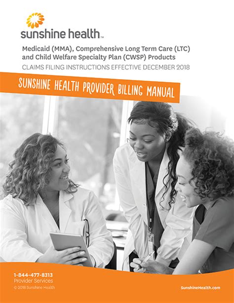 sunshine health provider billing manual