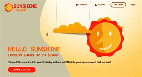 sunshine loans approval time