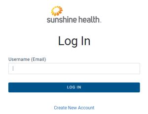 sunshine provider portal sign in