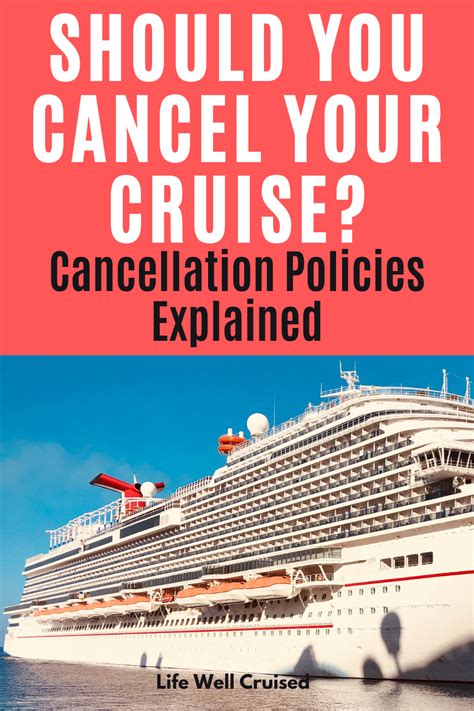 sunshine travel cruises cancellation policy