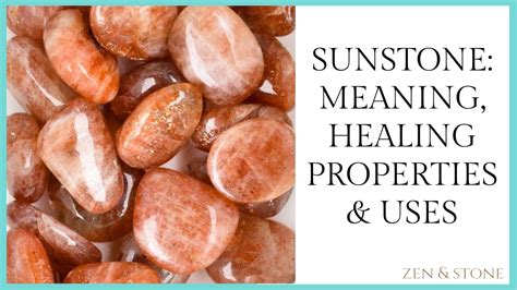 sunstone meaning healing