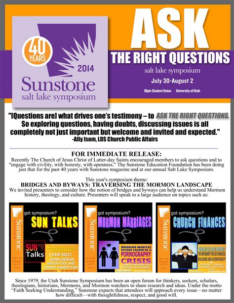 sunstone symposium tickets