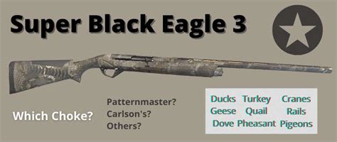 super black eagle 3 choke tubes