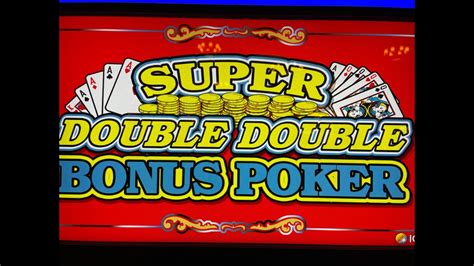 super double double video poker