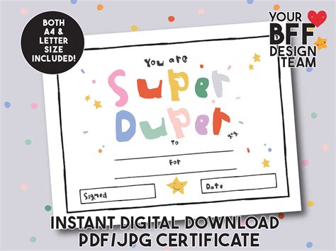 Super Duper Printable Freebies