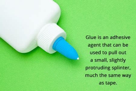 Super Glue To Remove Splinter