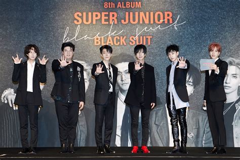 super junior black suit