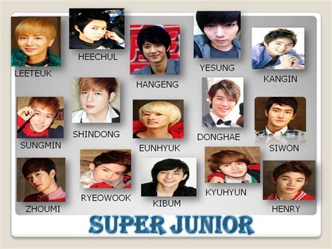 super junior members names