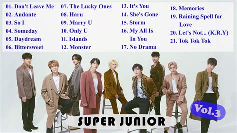 super junior songs list