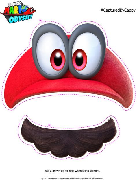 Super Mario Cappy Printable