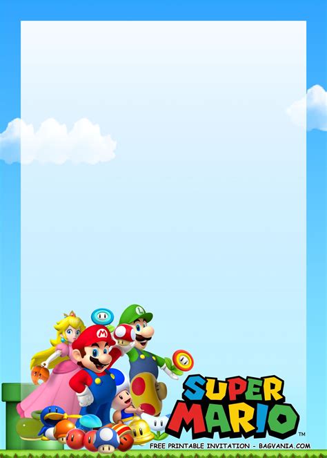 Super Mario Printable Templates