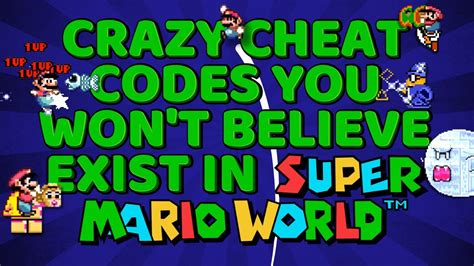 super mario world cheat codes