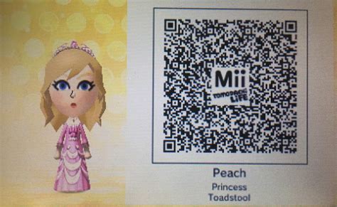 super princess peach qr code