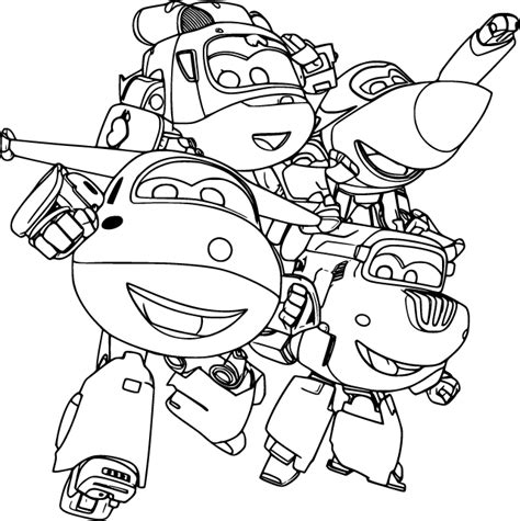 Super Wings Characters Printable