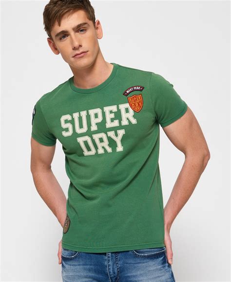 superdry green t shirt