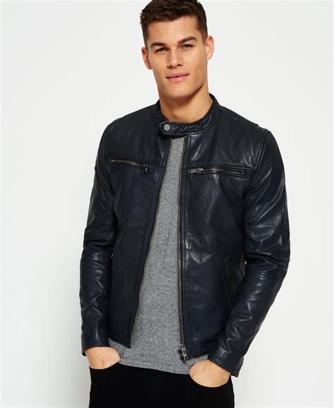 superdry leather jacket hero