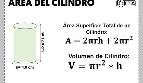 Formula Para Calculo De Area De Un Cilindro - Design Talk