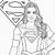 supergirl coloring page